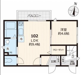 メゾンさくらの物件間取画像